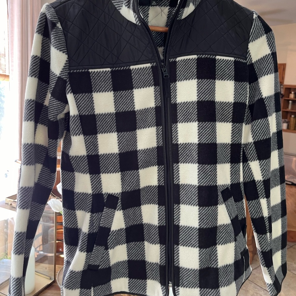 Talbots Checkered Jacket XS